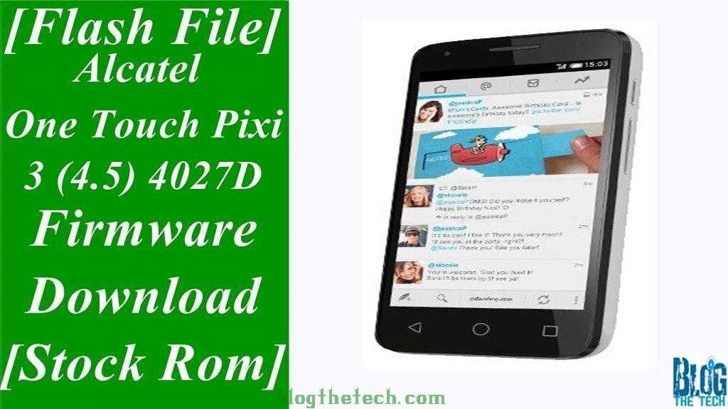 Alcatel One Touch Pixi 3 4.5 4027D