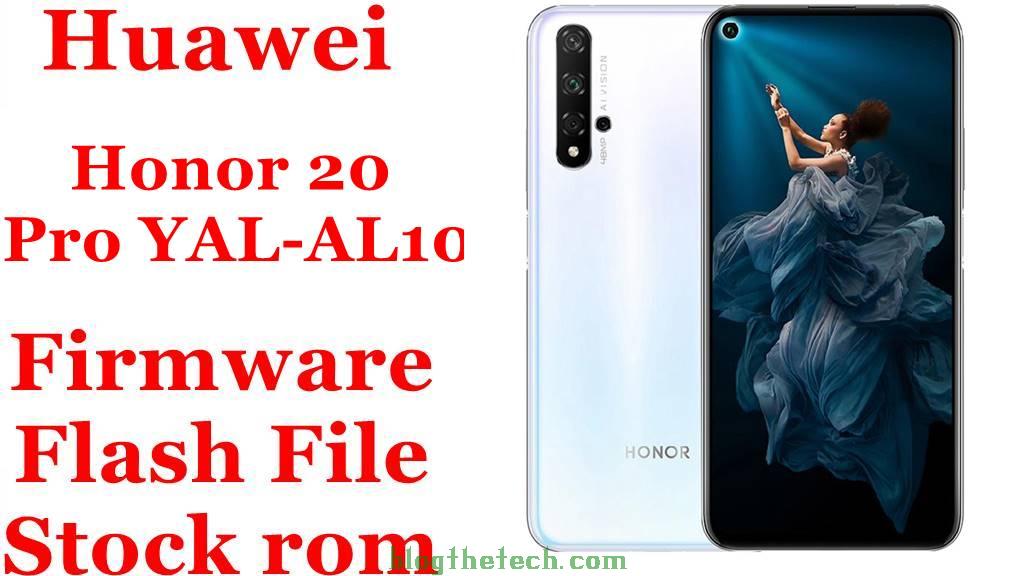 Huawei Honor 20 Pro YAL-AL10 Firmware