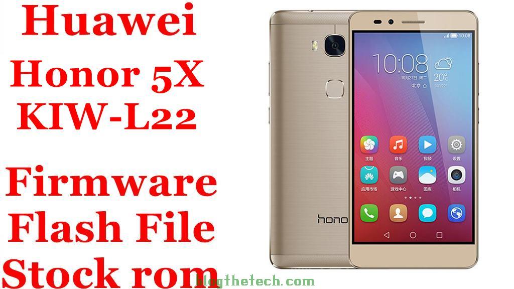Huawei Honor 5X KIW-L22 Firmware
