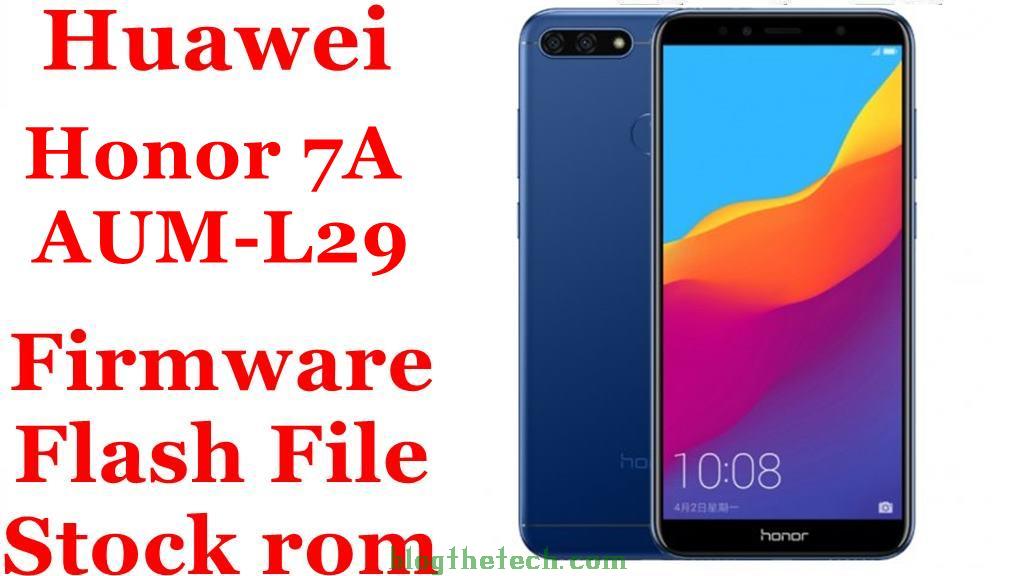 Huawei Honor 7A AUM-L29 Firmware