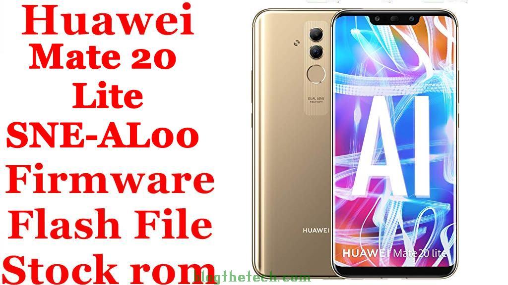 Huawei Mate 20 Lite SNE AL00