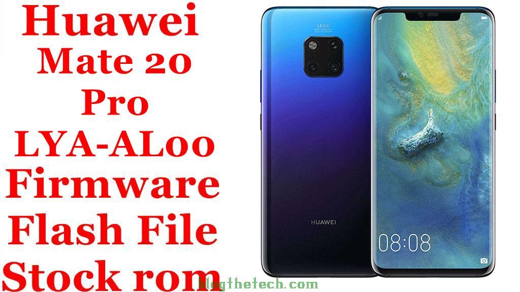 Huawei Mate 20 Pro LYA AL00