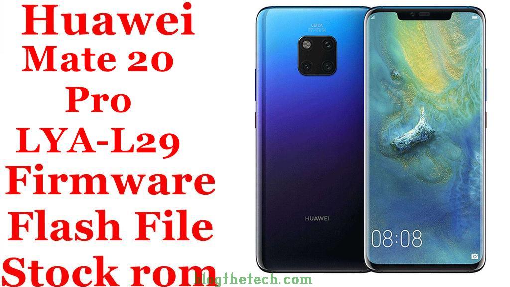 Huawei Mate 20 Pro LYA L29