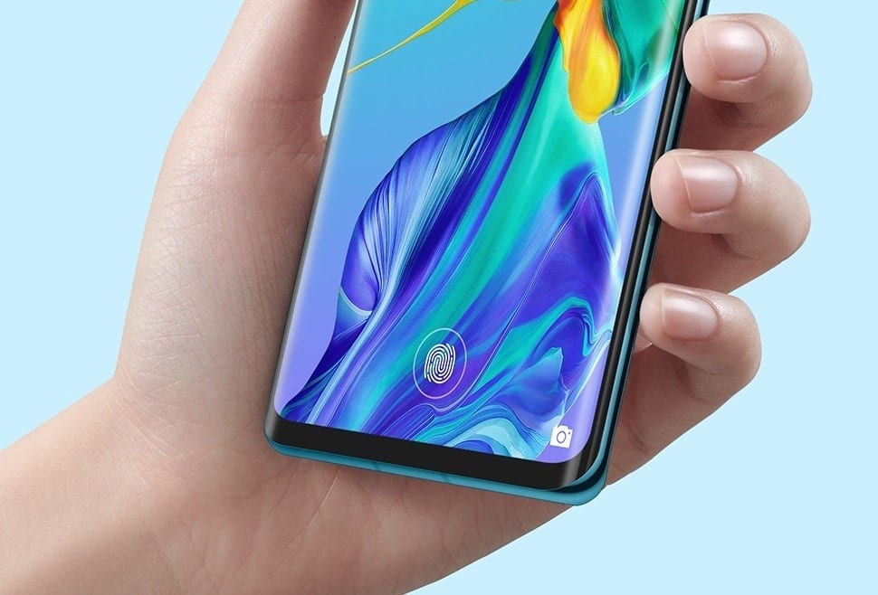 Huawei P30 Pro Review Screen and fingerprint