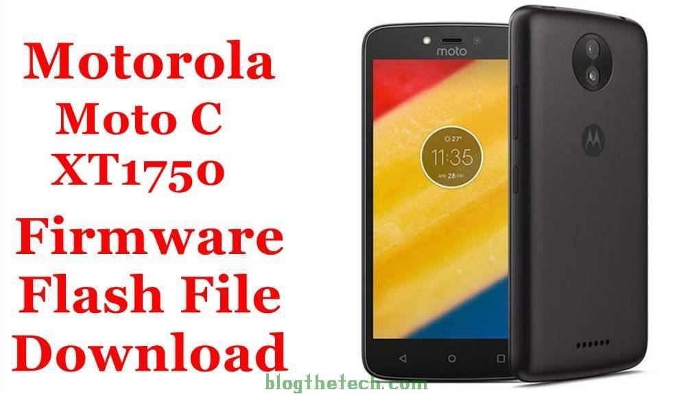 Motorola Moto C XT1750 Firmware