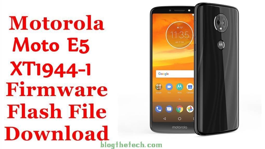 Motorola Moto E5 XT1944-1 Firmware