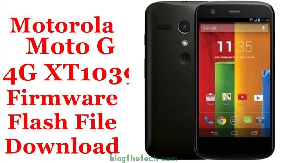 Motorola Moto G 4G XT1039 Firmware