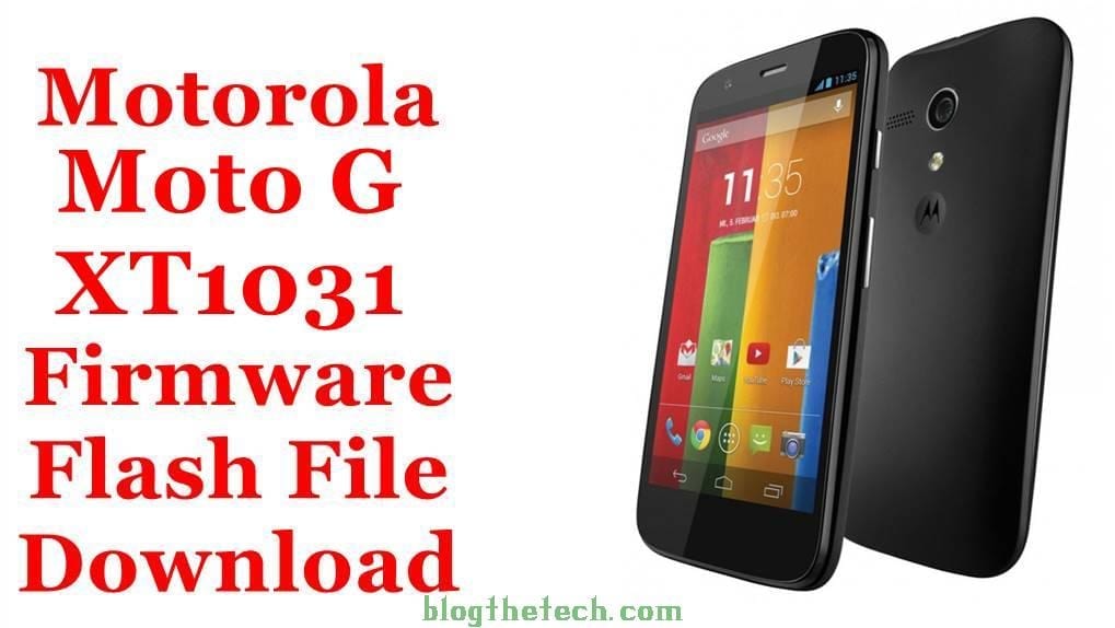 Motorola Moto G XT1031 Firmware
