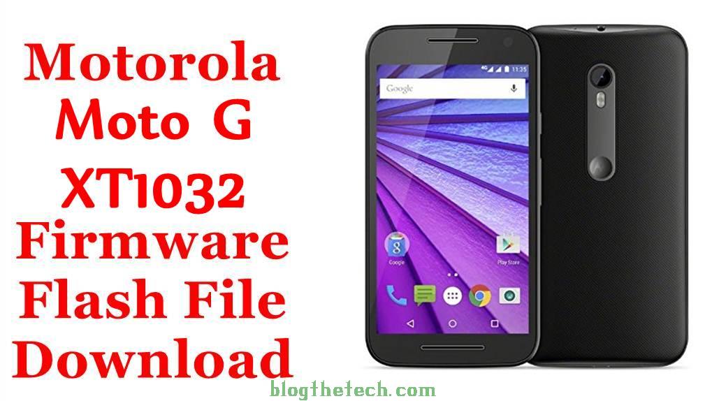 Motorola Moto G XT1032 Firmware