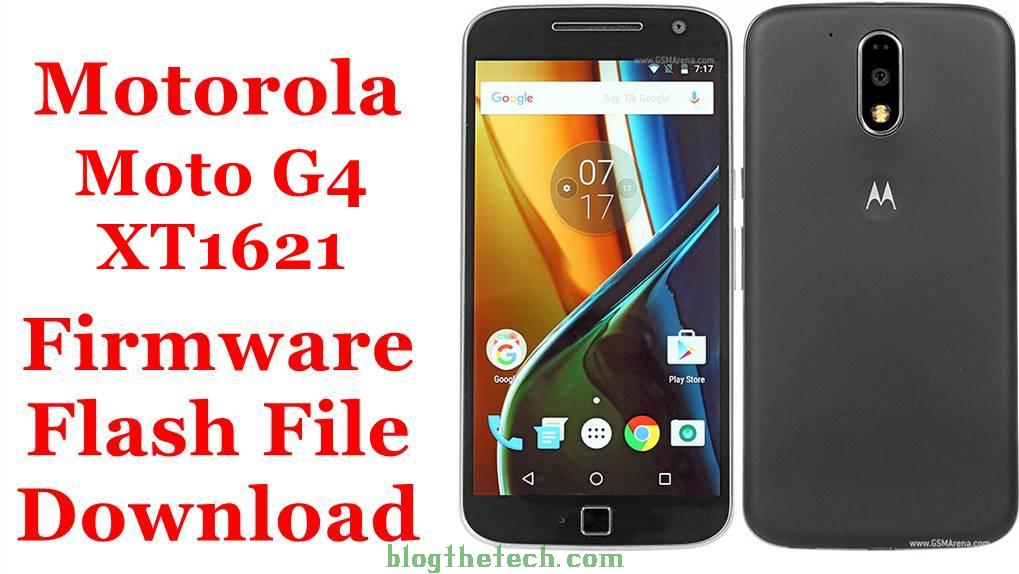 Motorola Moto G4 XT1621 Firmware