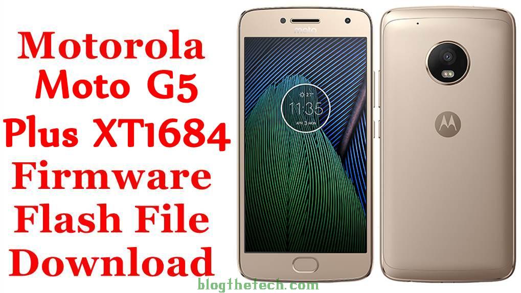 Motorola Moto G5 Plus XT1684 Firmware