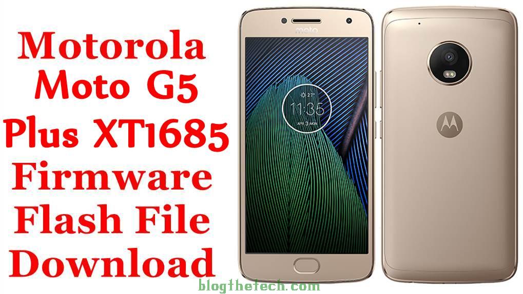 Motorola Moto G5 Plus XT1685 Firmware
