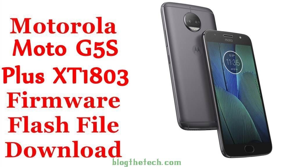 Motorola Moto G5S Plus XT1803 Firmware