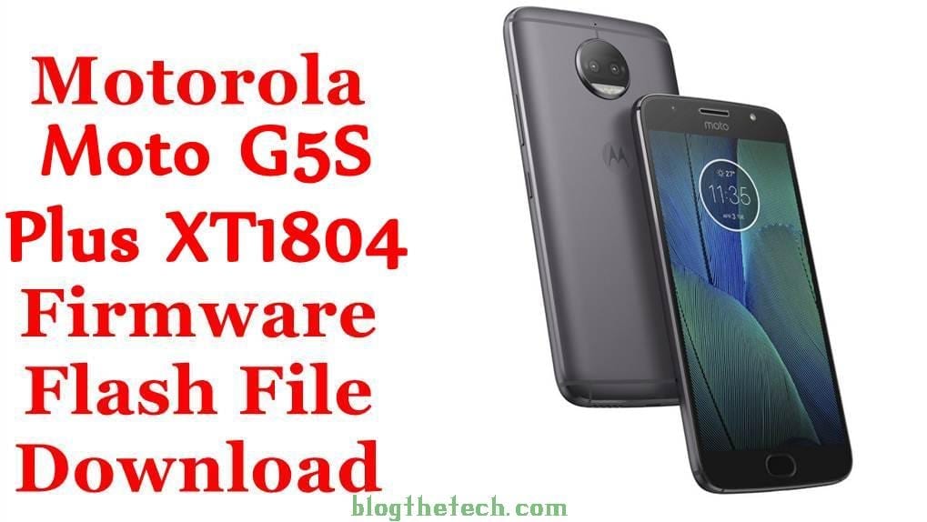 Motorola Moto G5S Plus XT1804 Firmware