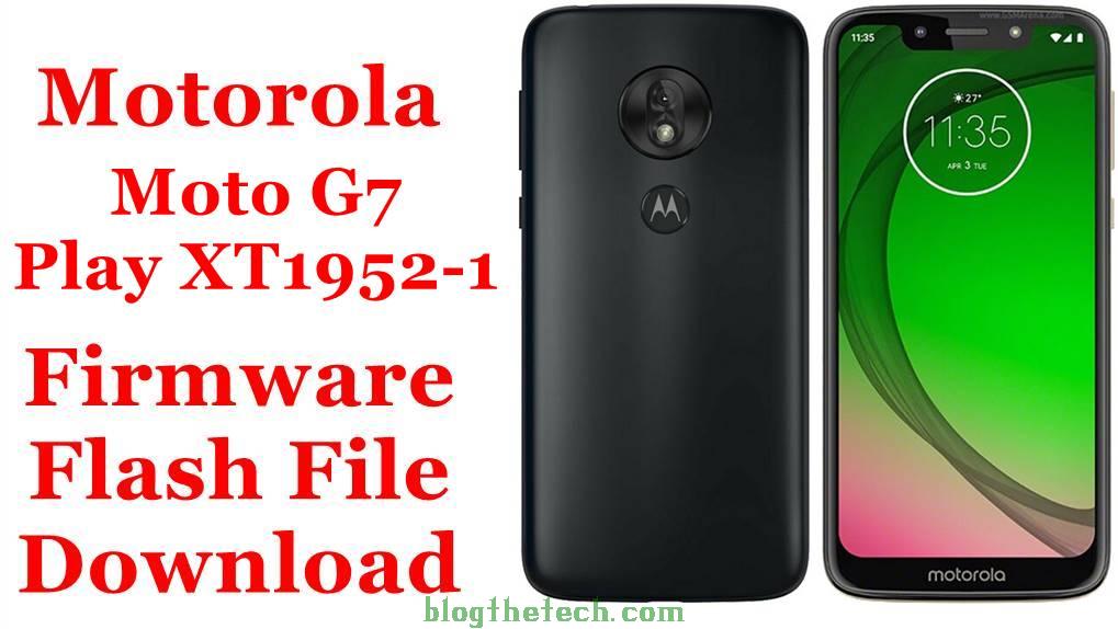 Motorola Moto G7 Play XT1952-1 Firmware