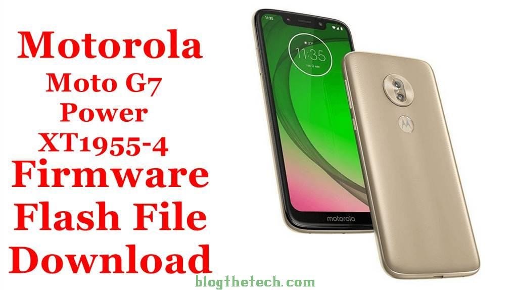 Motorola Moto G7 Power XT1955-4 Firmware
