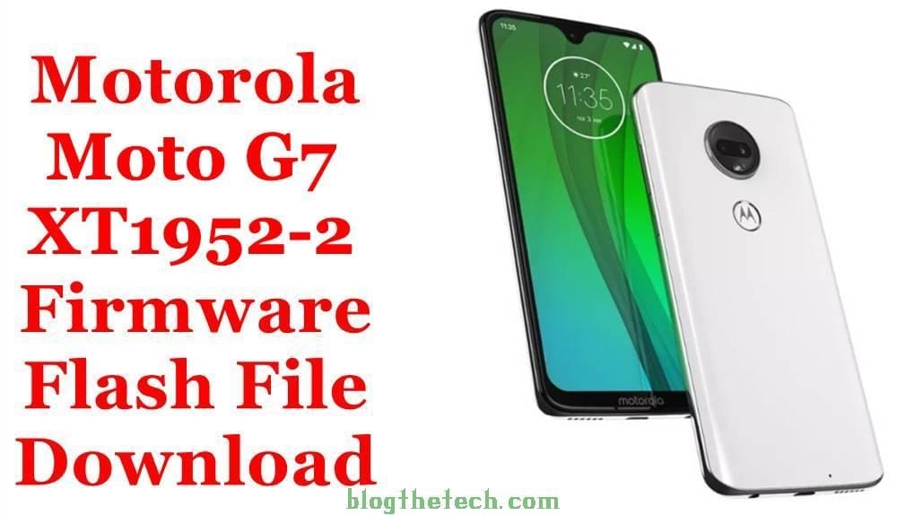 Motorola Moto G7 XT1952-2 Firmware