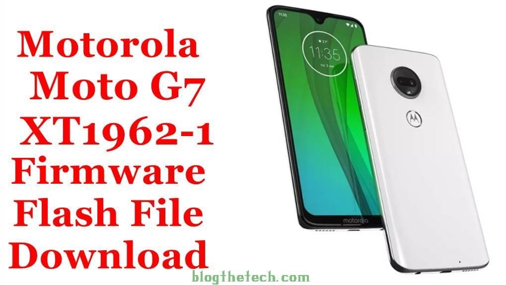 Motorola Moto G7 XT1962-1 Firmware