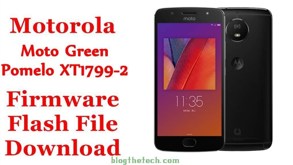 Motorola Moto Green Pomelo XT1799-2 Firmware