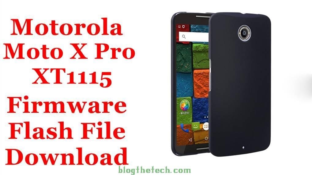 Motorola Moto X Pro XT1115 Firmware