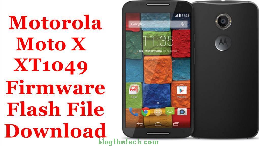 Motorola Moto X XT1049 Firmware