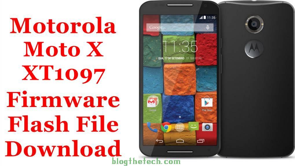 Motorola Moto X XT1097 Firmware