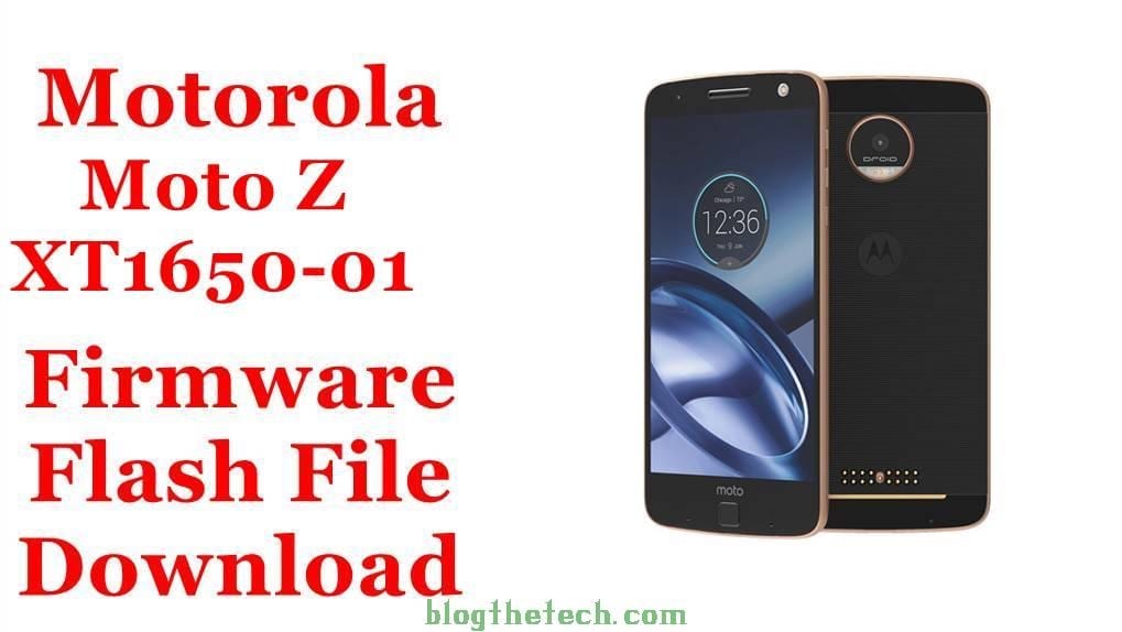 Motorola Moto Z XT1650-01 Firmware