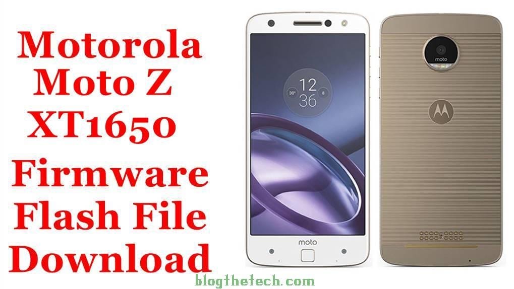 Motorola Moto Z XT1650 Firmware