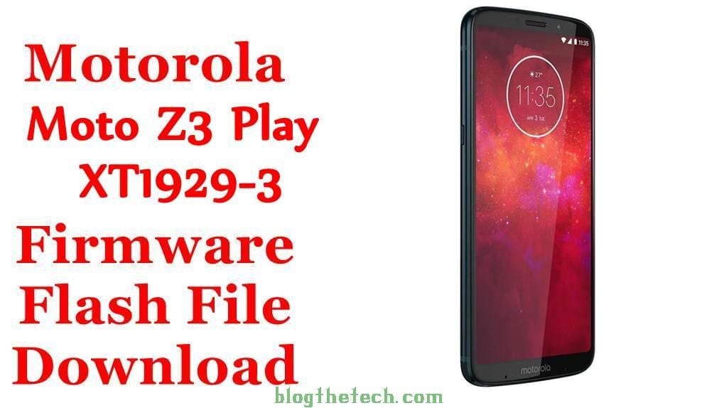 Motorola Moto Z3 Play XT1929-3 Firmware