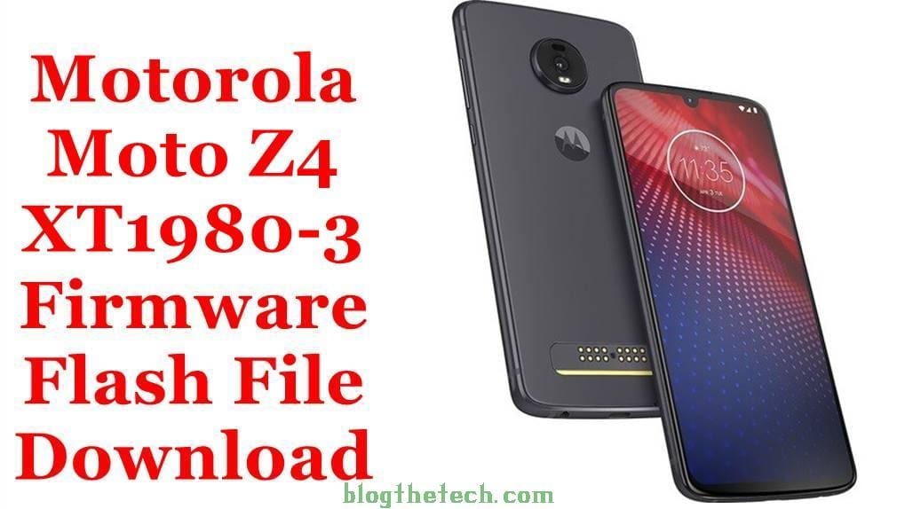 Motorola Moto Z4 XT1980-3 Firmware