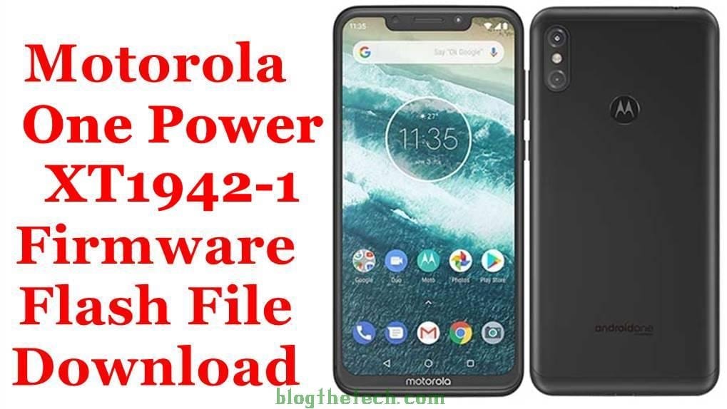 Motorola One Power XT1942-1 Firmware