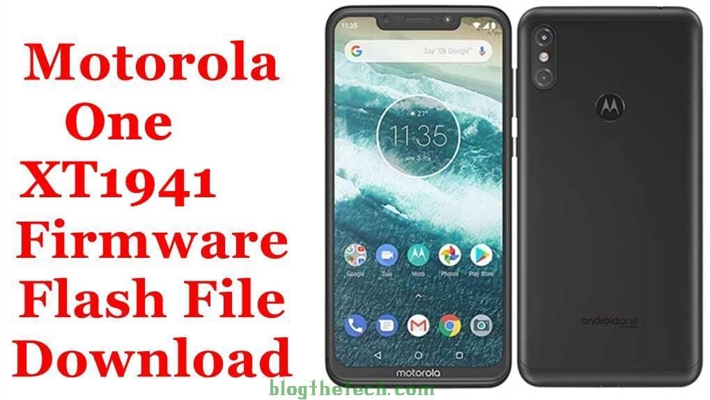 Motorola One XT1941 Firmware