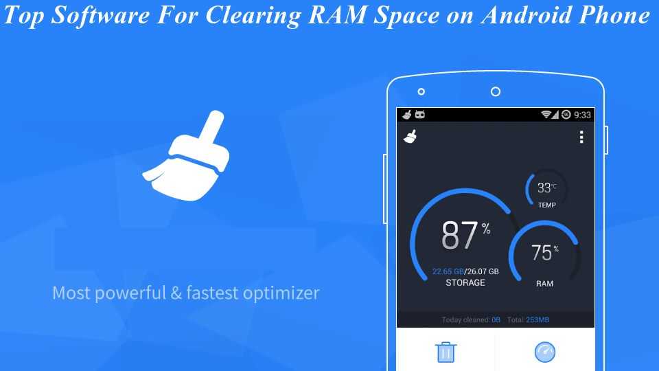 Top Software For Clearing RAM Space on Android Phone