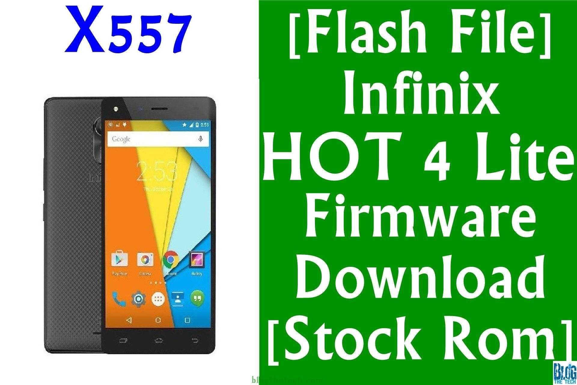 Infinix Hot 4 Lite X557