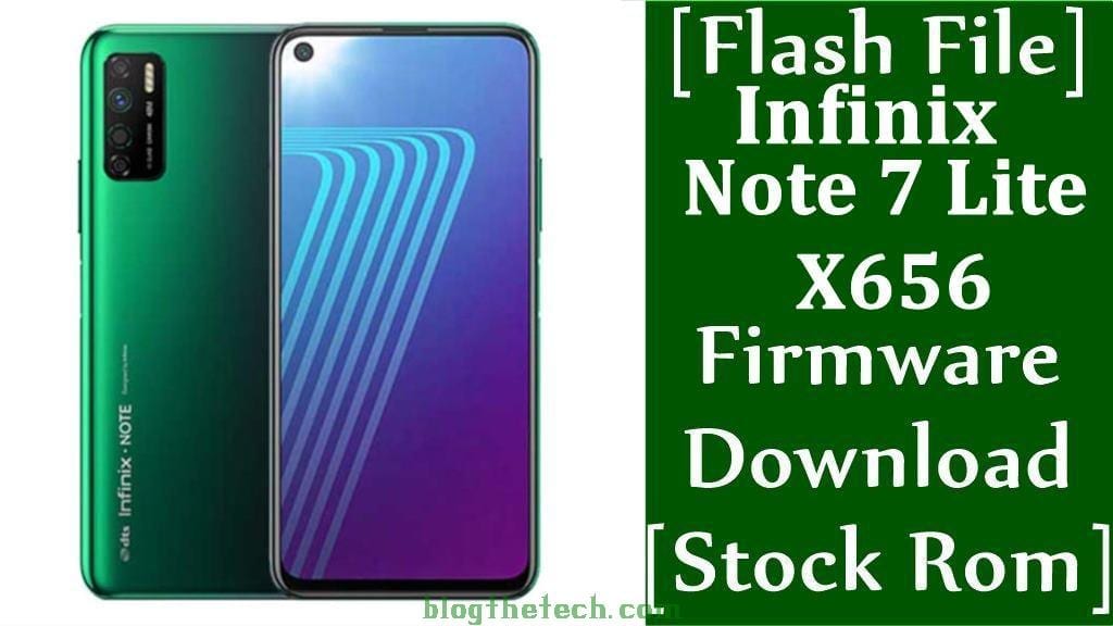 Infinix Note 7 Lite X656