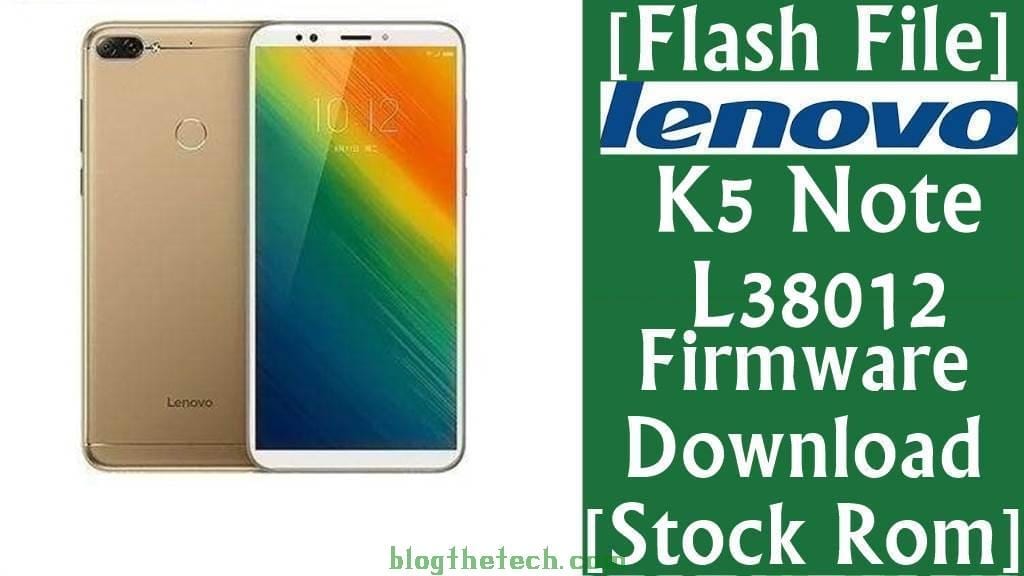 Lenovo K5 Note L38012