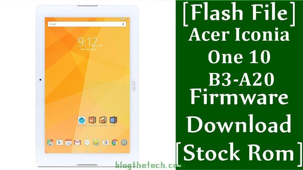 Acer Iconia One 10 B3 A20