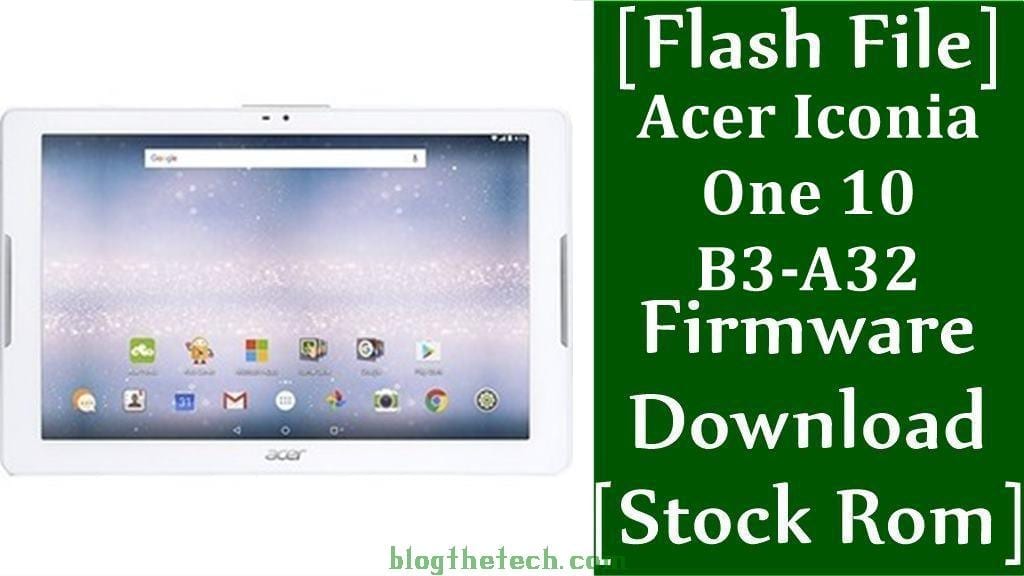 Acer Iconia One 10 B3 A32