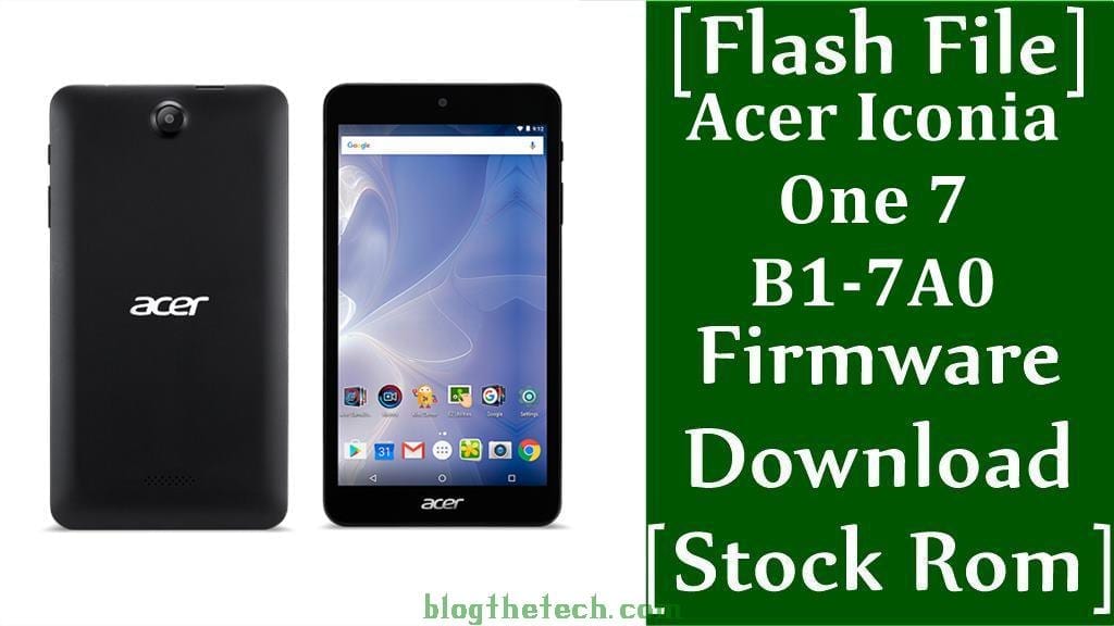 Acer Iconia One 7 B1 7A0