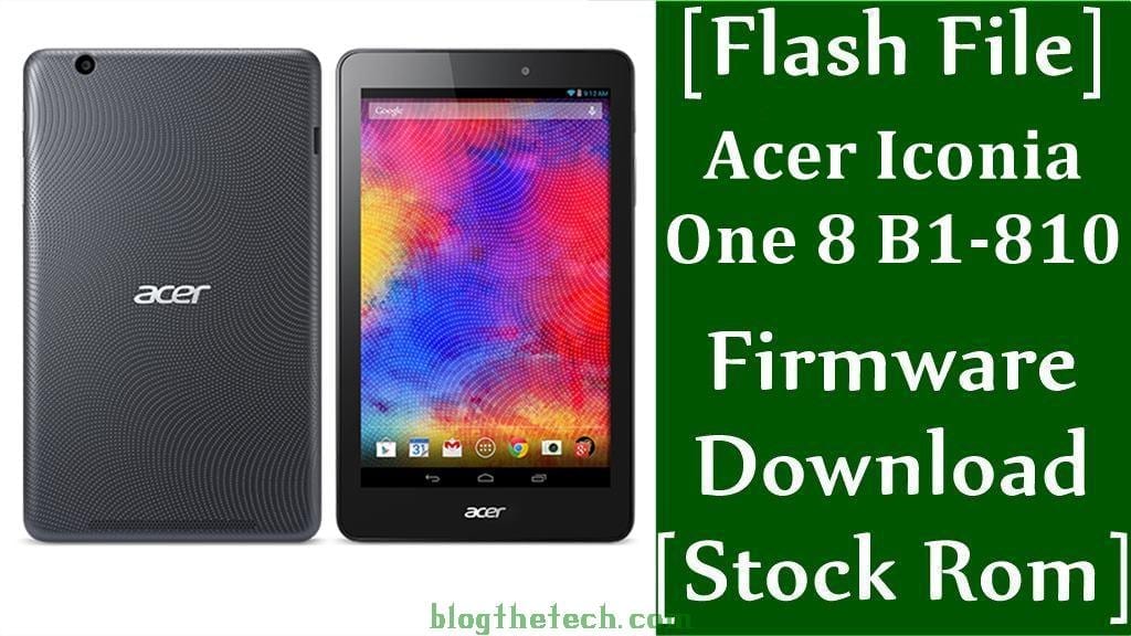 Acer Iconia One 8 B1 810