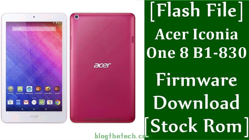 Acer Iconia One 8 B1 830
