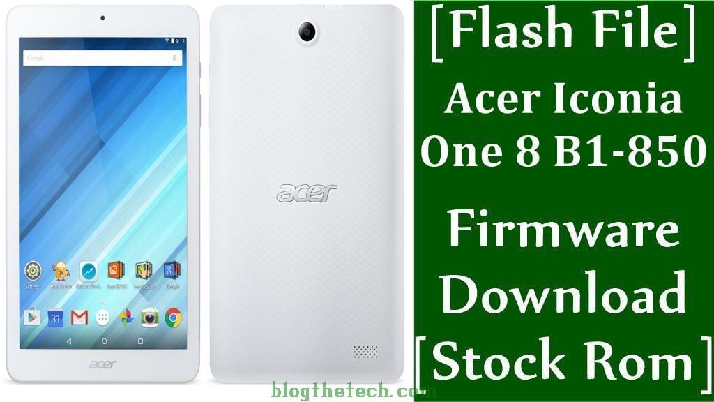 Acer Iconia One 8 B1 850