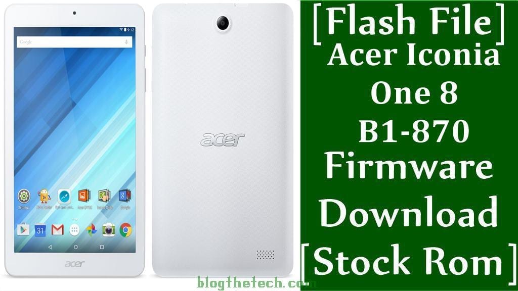 Acer Iconia One 8 B1 870