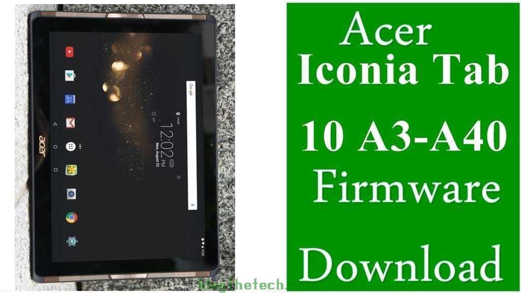 Acer Iconia Tab 10 A3 A40