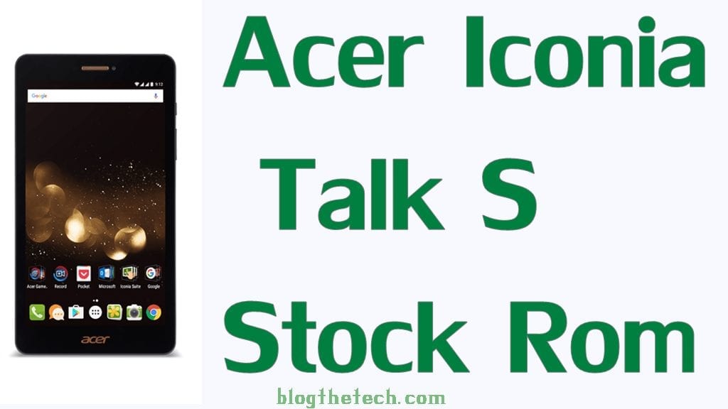 Acer Iconia Talk S A1 724