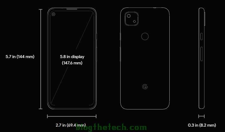 Google Pixel 4a analysis small but only in size 