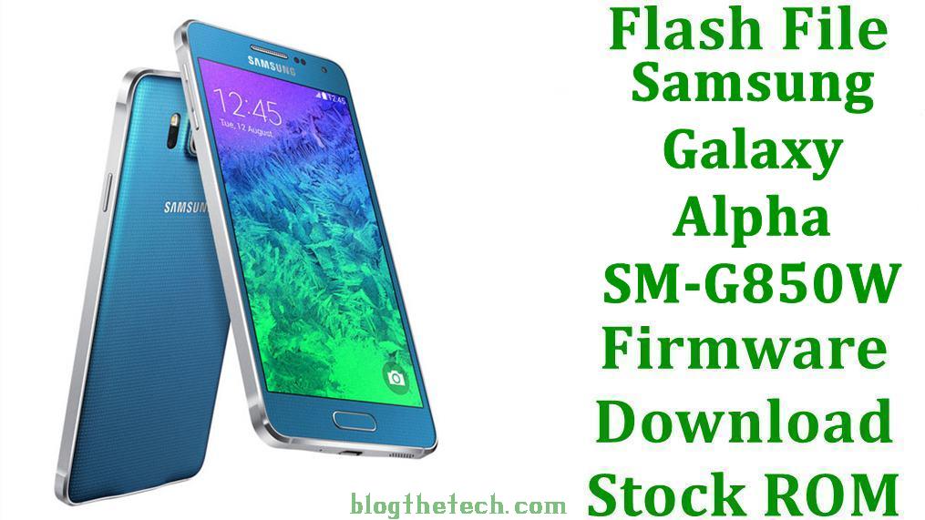Samsung Galaxy Alpha SM G850W