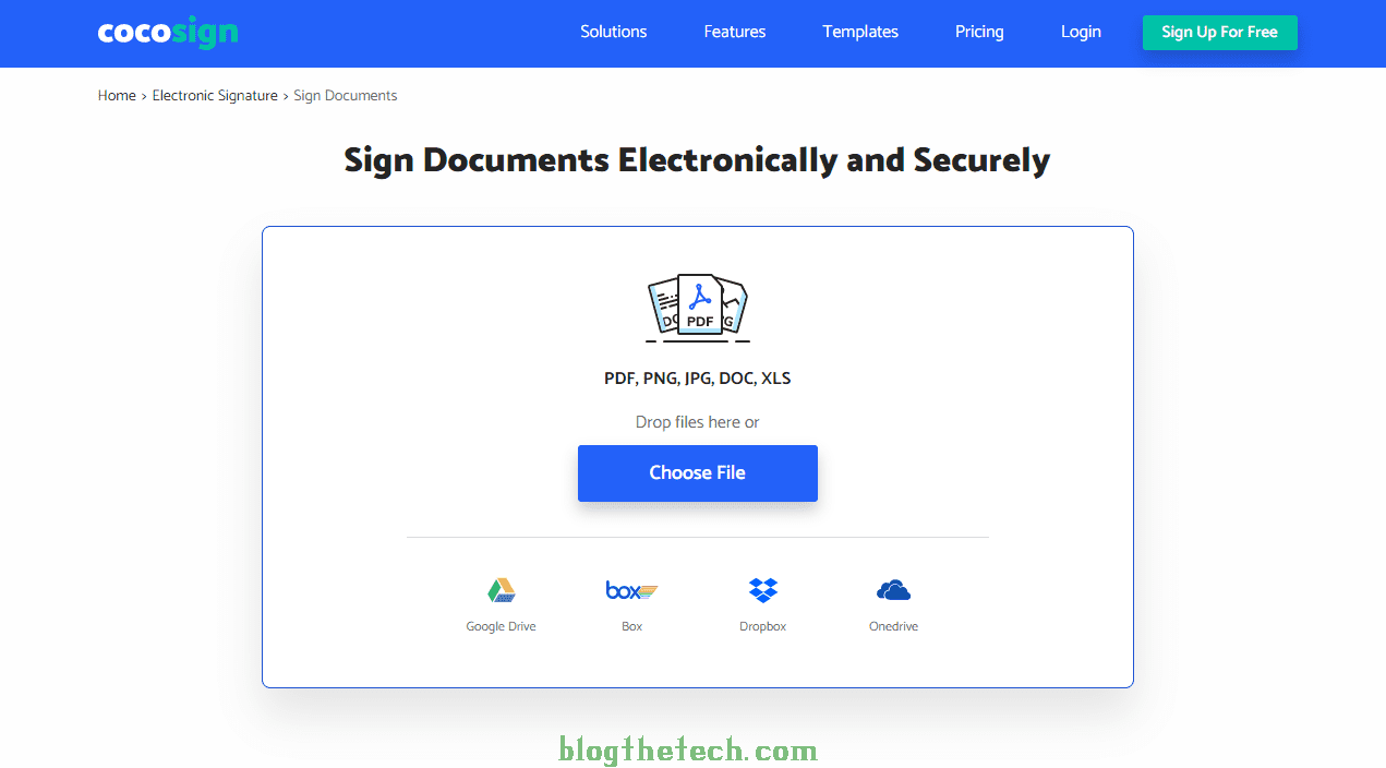 sign document on cocosign