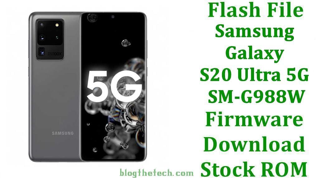 Samsung Galaxy S20 Ultra 5G SM G988W