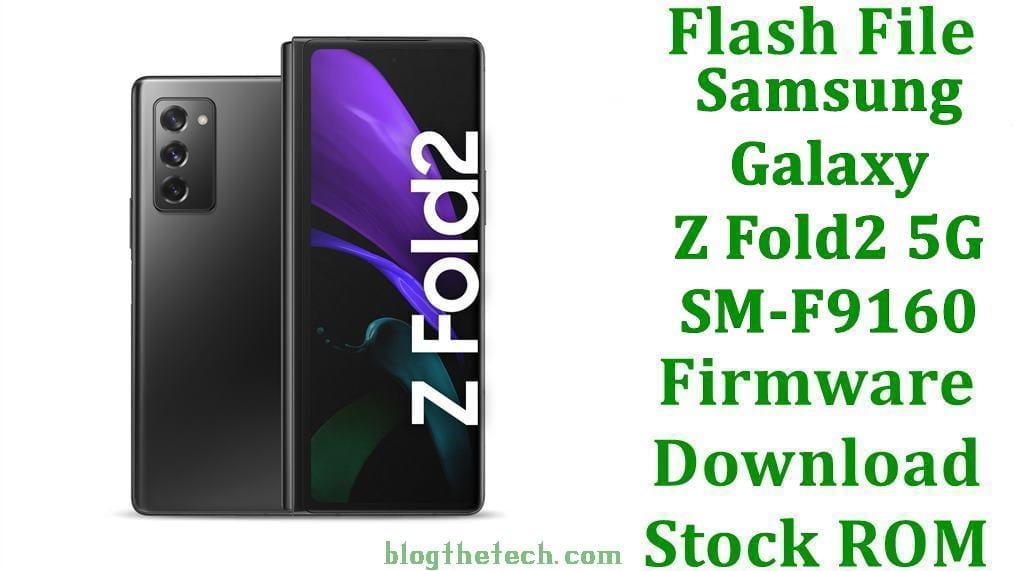 Samsung Galaxy Z Fold2 5G SM-F9160 Firmware